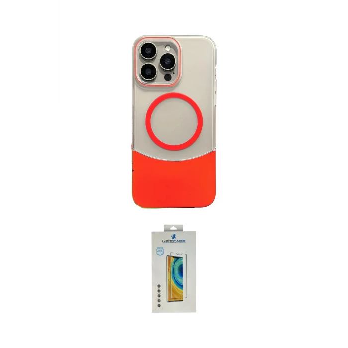 ieg™ iPhone 14 Pro Max Kılıf Kozmos Form Özel Seri - Siyah Polymer Nano Ekran Koruyucu