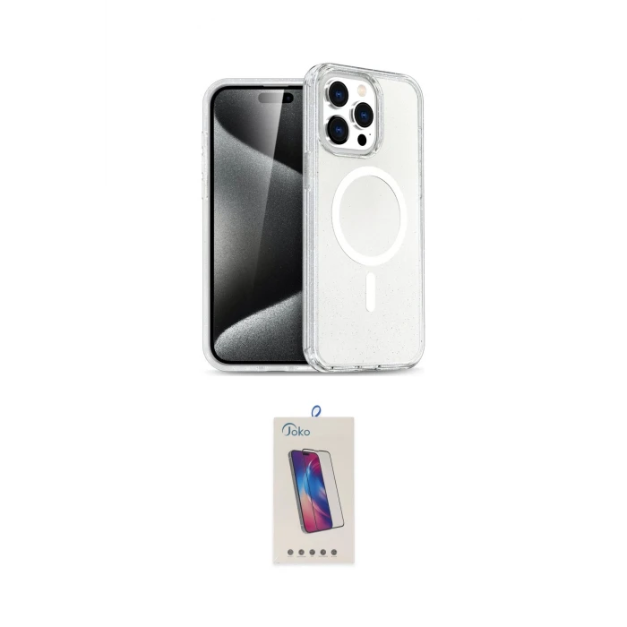 ieg™ iPhone 14 Pro Max Kılıf Nova Asil Prime - Siyah Joko 5D Cam