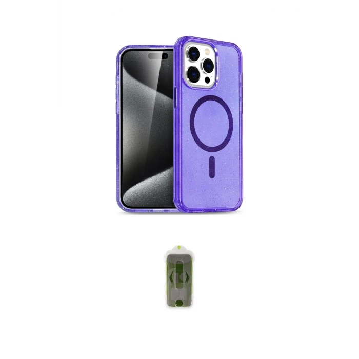 ieg™ iPhone 14 Pro Max Kılıf Nova Asil Prime - Siyah Joko Magic 5D Hayalet Cam