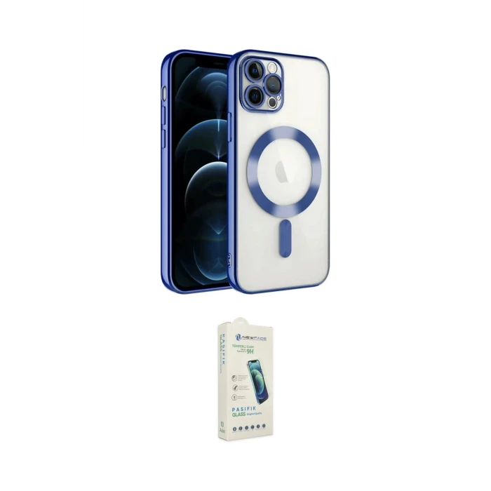 ieg™ iPhone 14 Pro Max Kılıf Nova Işık Özel Seri - Şeffaf Pasifik Cam Ekran Koruyucu