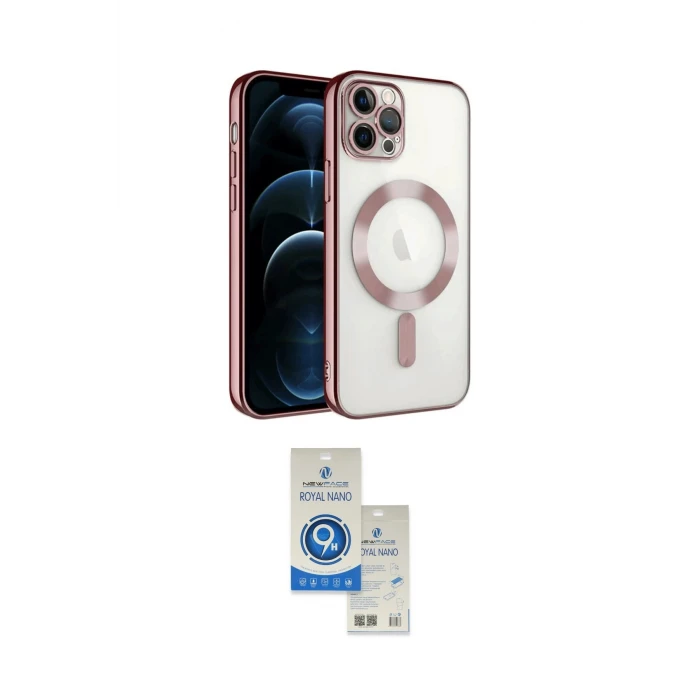 ieg™ iPhone 14 Pro Max Kılıf Nova Işık Özel Seri - Şeffaf Royal Nano Ekran Koruyucu