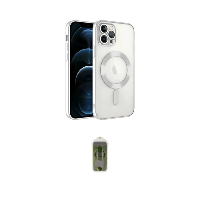 ieg™ iPhone 14 Pro Max Kılıf Nova Işık Özel Seri - Siyah Joko Magic 5D Hayalet Cam