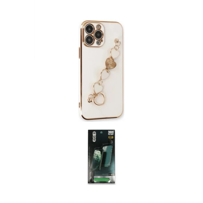 ieg™ iPhone 14 Pro Max Kılıf Nova Işık Prime - Şeffaf 360 Full Body Arka Koruyucu