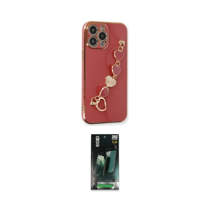 ieg™ iPhone 14 Pro Max Kılıf Nova Işık Prime - Siyah 360 Mat Full Body Arka Koruyucu