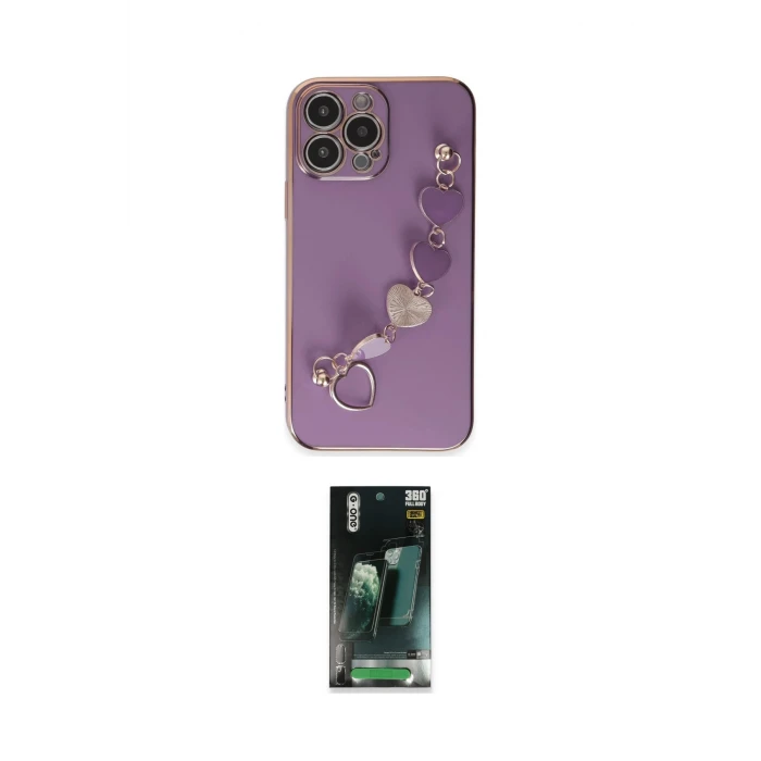 ieg™ iPhone 14 Pro Max Kılıf Nova Işık Prime - Siyah 360 Mat Full Body Arka Koruyucu