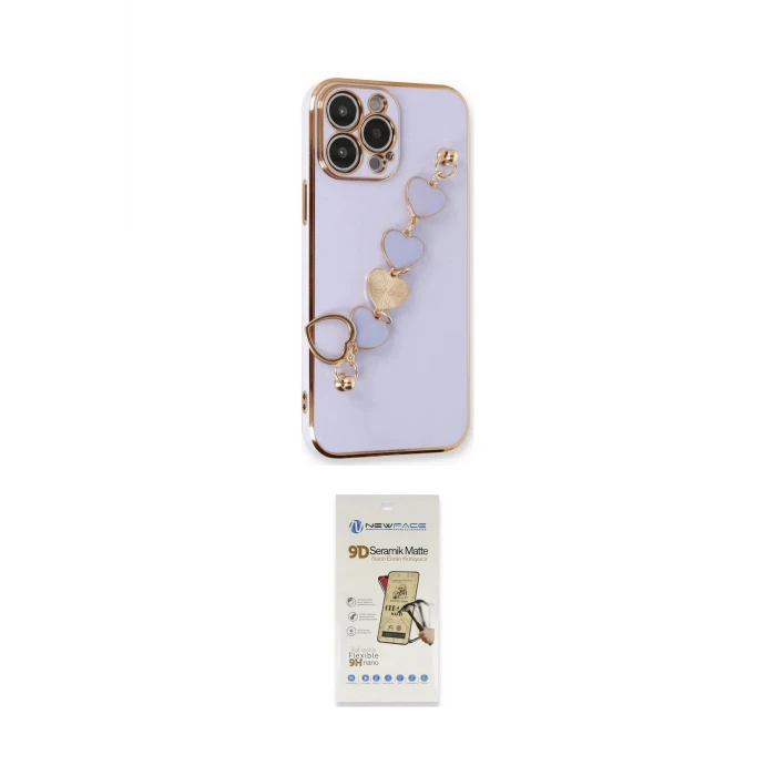 ieg™ iPhone 14 Pro Max Kılıf Nova Işık Prime - Siyah Mat Seramik Nano Ekran Koruyucu