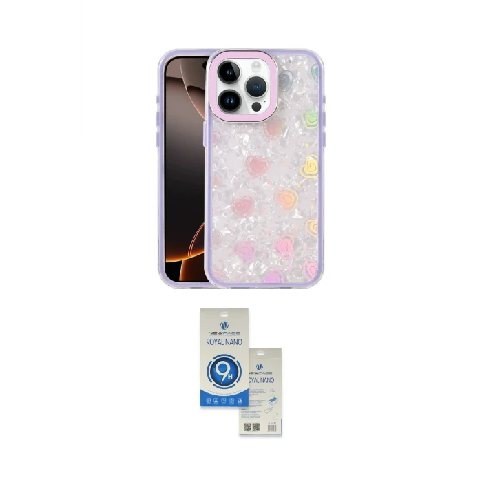 ieg™ iPhone 14 Pro Max Kılıf Odak Prime - Şeffaf Royal Nano Ekran Koruyucu