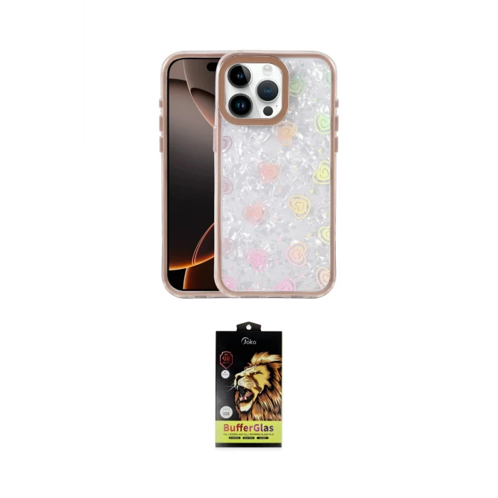 ieg™ iPhone 14 Pro Max Kılıf Odak Prime - Siyah Buffer Cam Ekran Koruyucu