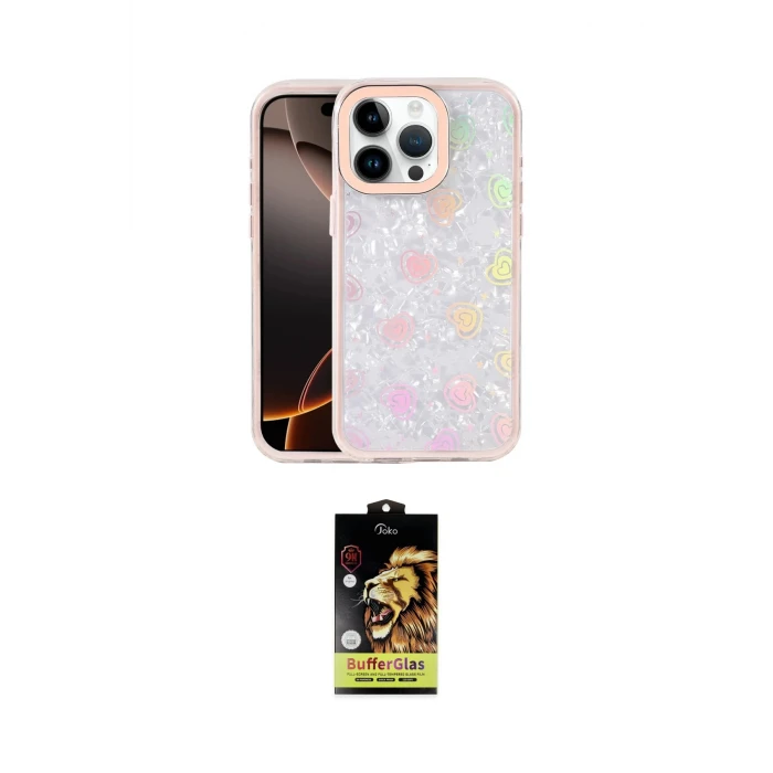 ieg™ iPhone 14 Pro Max Kılıf Odak Prime - Siyah Buffer Cam Ekran Koruyucu