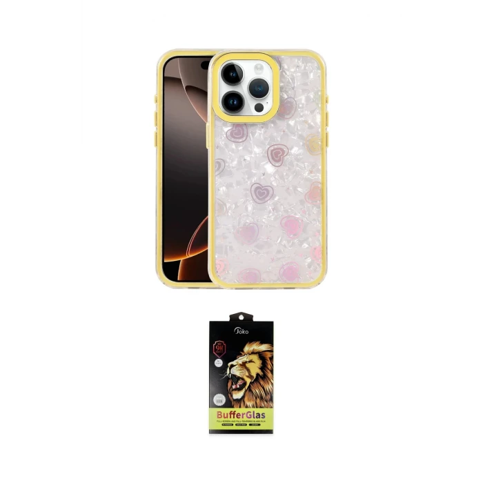 ieg™ iPhone 14 Pro Max Kılıf Odak Prime - Siyah Buffer Cam Ekran Koruyucu