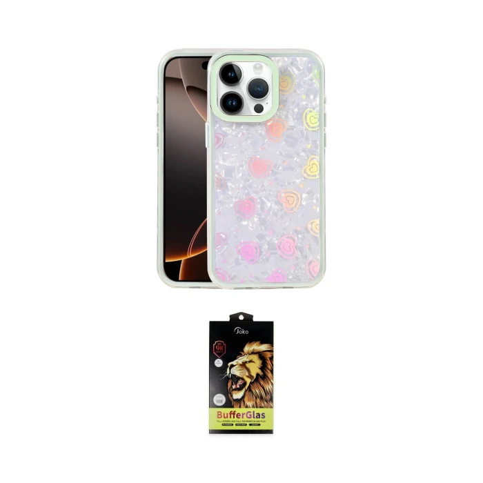 ieg™ iPhone 14 Pro Max Kılıf Odak Prime - Siyah Buffer Cam Ekran Koruyucu