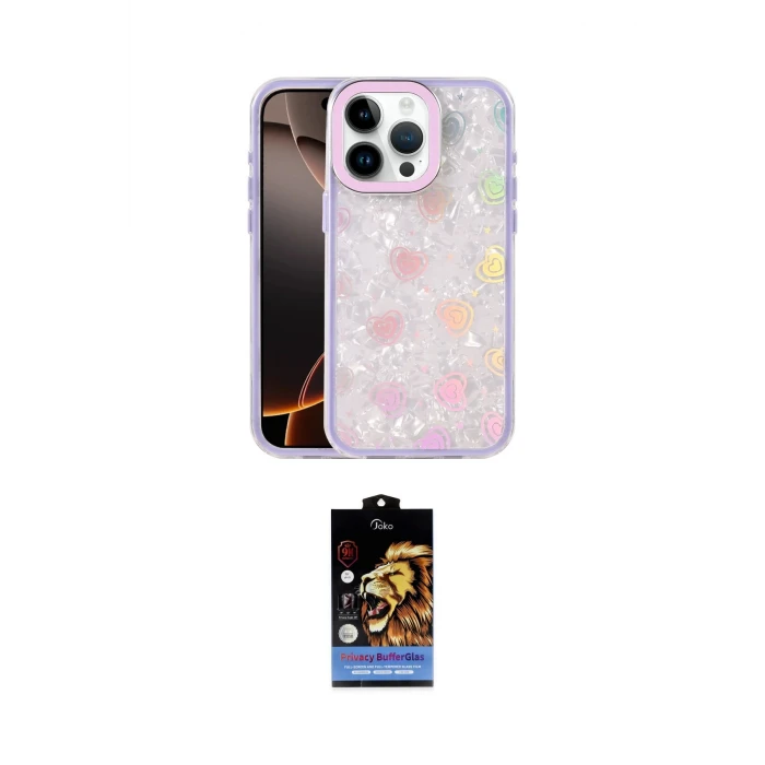 ieg™ iPhone 14 Pro Max Kılıf Odak Prime - Siyah Buffer Hayalet Cam Ekran Koruyucu