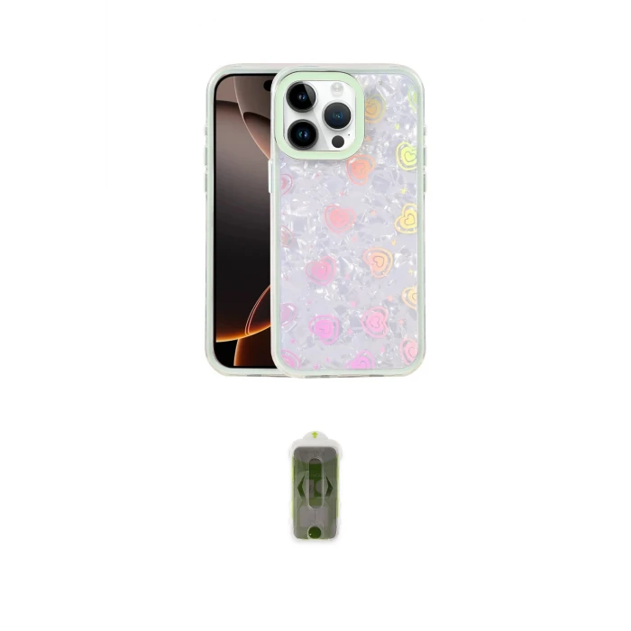 ieg™ iPhone 14 Pro Max Kılıf Odak Prime - Siyah Joko Magic 5D Hayalet Cam