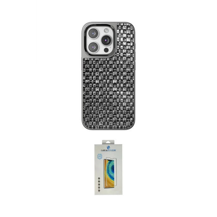 ieg™ iPhone 14 Pro Max Kılıf Siluet Form Serisi - Siyah Polymer Nano Ekran Koruyucu