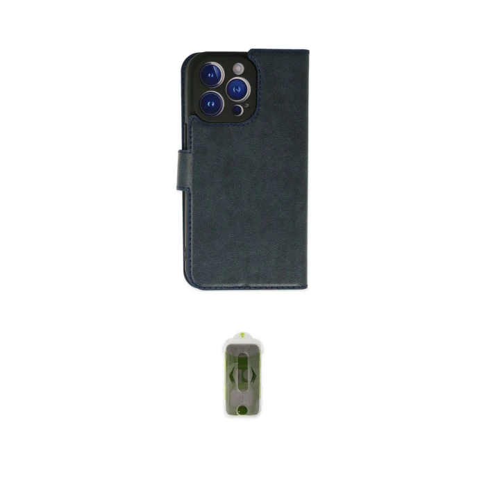 ieg™ iPhone 14 Pro Max Kılıf Siluet Işık Serisi - Siyah Joko Magic 5D Hayalet Cam