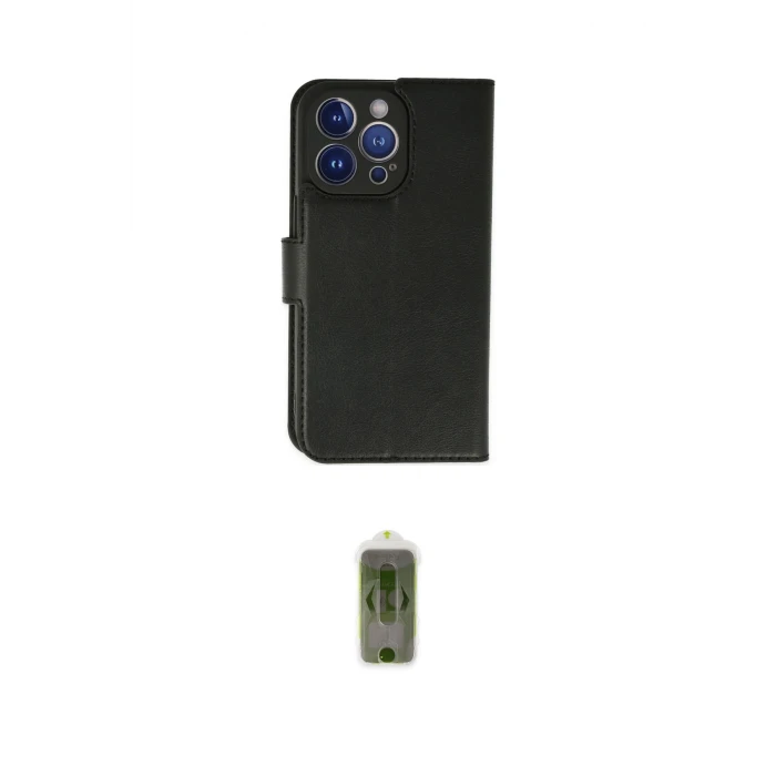 ieg™ iPhone 14 Pro Max Kılıf Siluet Işık Serisi - Siyah Joko Magic 5D Hayalet Cam