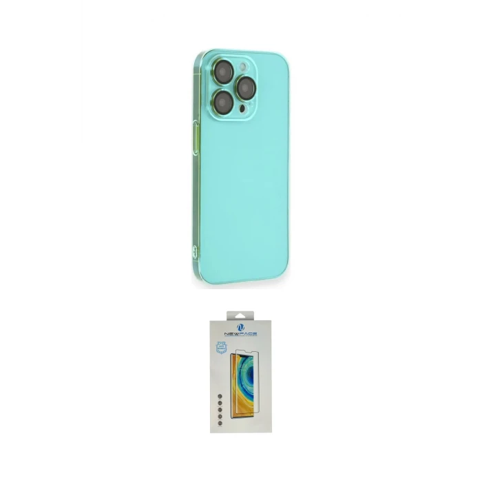 ieg™ iPhone 14 Pro Max Kılıf Siluet Minimal Özel Seri - Siyah Polymer Nano Ekran Koruyucu