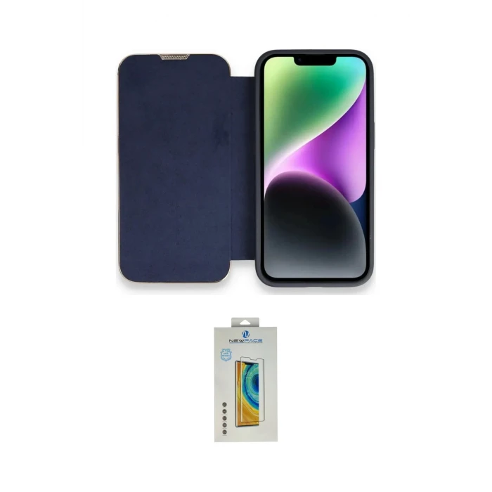 ieg™ iPhone 14 Pro Max Kılıf Siluet Minimal Serisi - Siyah Polymer Nano Ekran Koruyucu