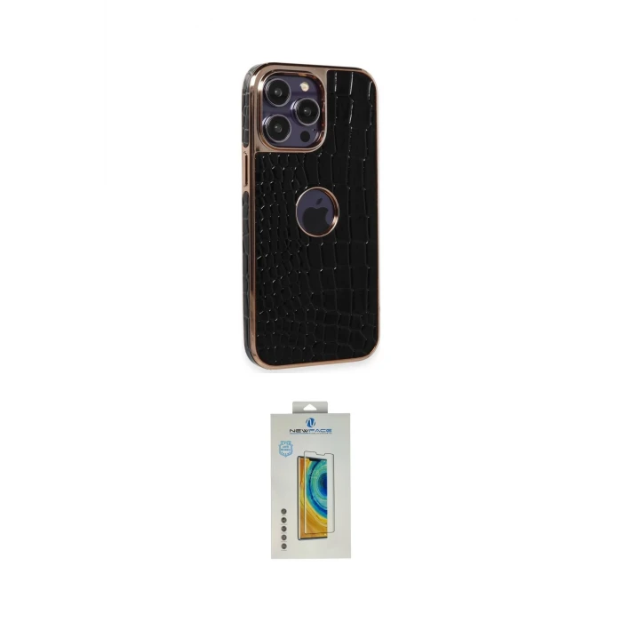ieg™ iPhone 14 Pro Max Kılıf Ufuk Form Prime - Siyah Polymer Nano Ekran Koruyucu