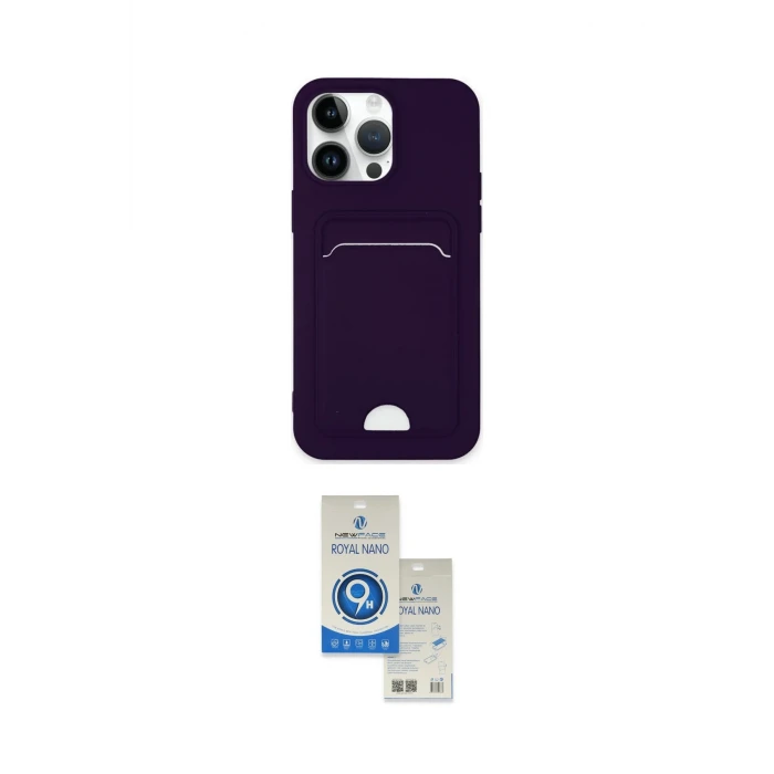 ieg™ iPhone 14 Pro Max Kılıf Vadi Çizgi Prime - Şeffaf Royal Nano Ekran Koruyucu