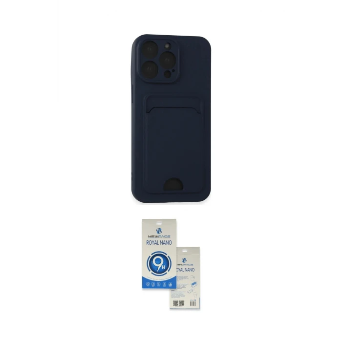 ieg™ iPhone 14 Pro Max Kılıf Vadi Çizgi Prime - Şeffaf Royal Nano Ekran Koruyucu