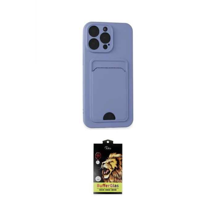 ieg™ iPhone 14 Pro Max Kılıf Vadi Çizgi Prime - Siyah Buffer Cam Ekran Koruyucu