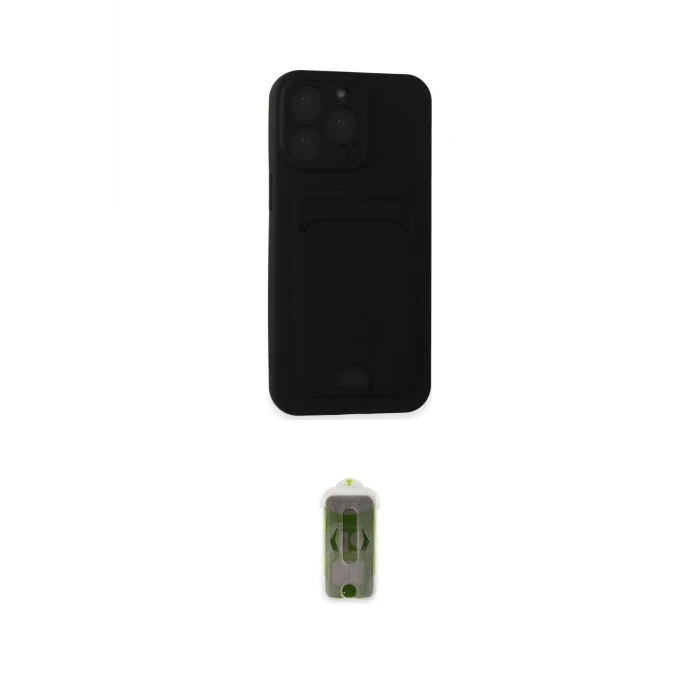 ieg™ iPhone 14 Pro Max Kılıf Vadi Çizgi Prime - Siyah Joko Magic 5D Hayalet Cam