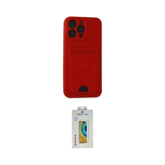ieg™ iPhone 14 Pro Max Kılıf Vadi Çizgi Prime - Siyah Polymer Nano Ekran Koruyucu