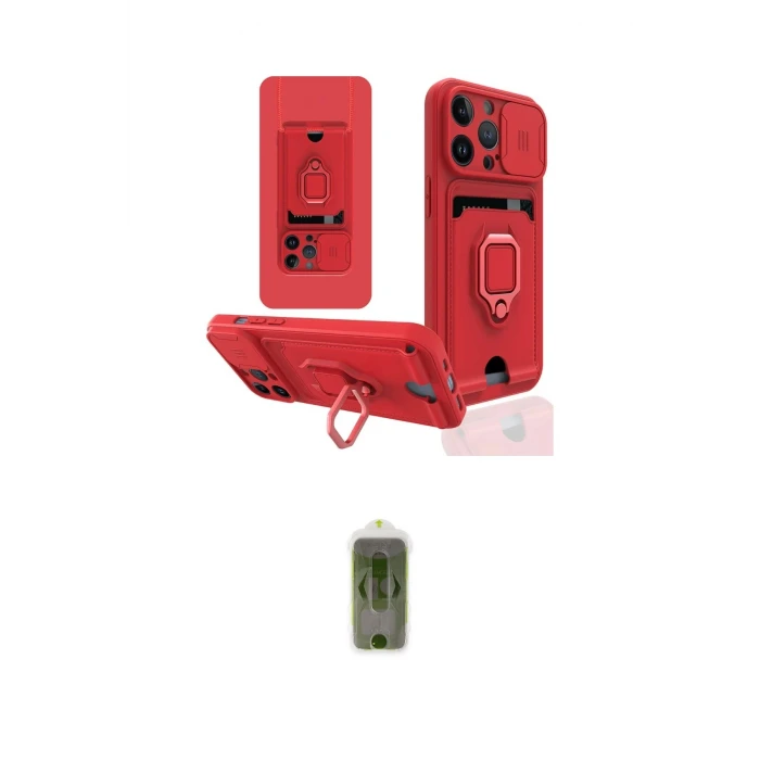 ieg™ iPhone 14 Pro Max Kılıf Vadi Form Prime - Siyah Joko Magic 5D Hayalet Cam