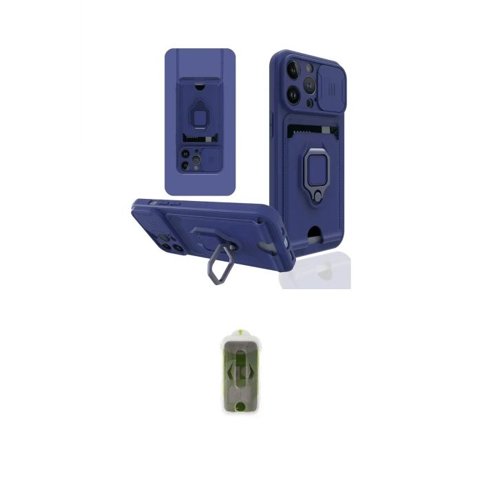 ieg™ iPhone 14 Pro Max Kılıf Vadi Form Prime - Siyah Joko Magic 5D Hayalet Cam