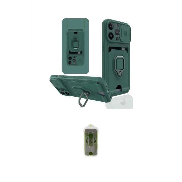 ieg™ iPhone 14 Pro Max Kılıf Vadi Form Prime - Siyah Joko Magic 5D Hayalet Cam