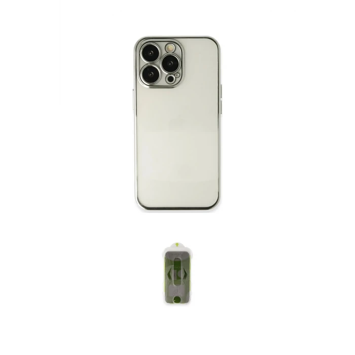 ieg™ iPhone 14 Pro Max Kılıf Vadi Minimal - Siyah Joko Magic 5D Hayalet Cam
