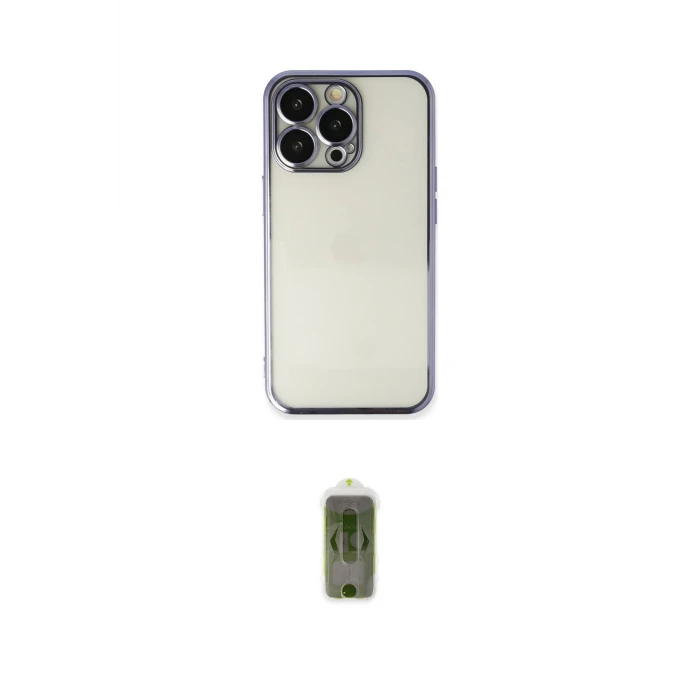 ieg™ iPhone 14 Pro Max Kılıf Vadi Minimal - Siyah Joko Magic 5D Hayalet Cam