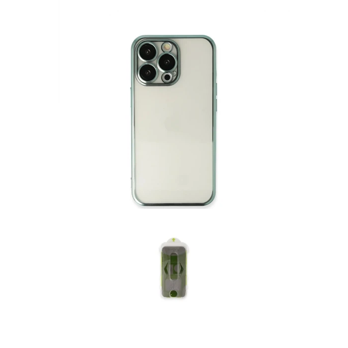 ieg™ iPhone 14 Pro Max Kılıf Vadi Minimal - Siyah Joko Magic 5D Hayalet Cam