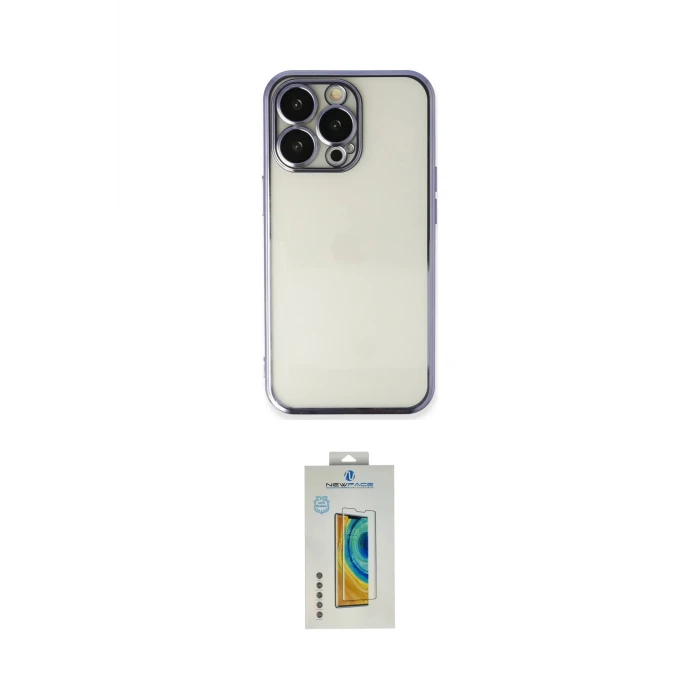 ieg™ iPhone 14 Pro Max Kılıf Vadi Minimal - Siyah Polymer Nano Ekran Koruyucu