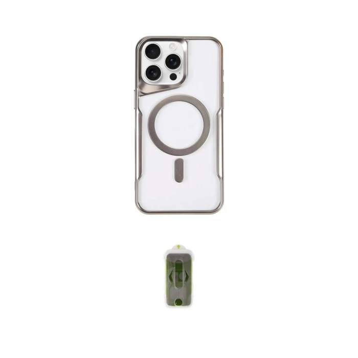 ieg™ iPhone 14 Pro Max Kılıf Yadigar Klasik Özel Seri - Siyah Joko Magic 5D Hayalet Cam