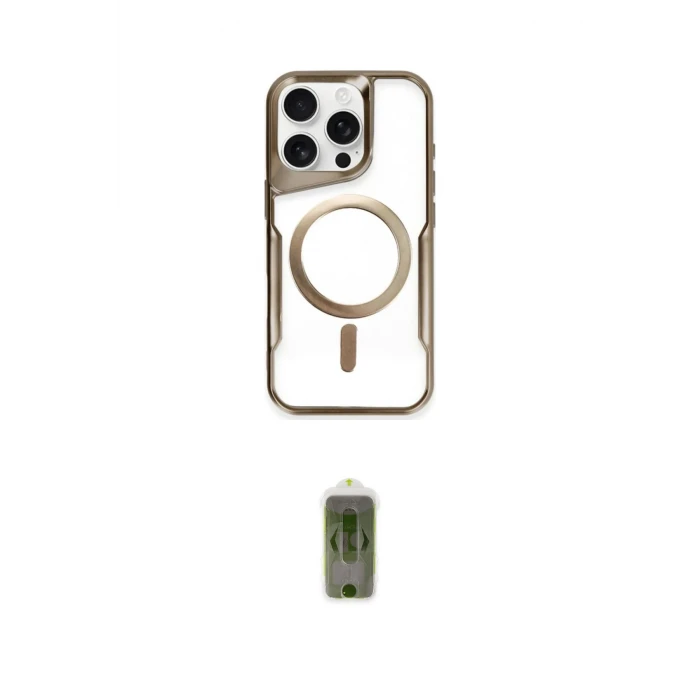 ieg™ iPhone 14 Pro Max Kılıf Yadigar Klasik Özel Seri - Siyah Joko Magic 5D Hayalet Cam