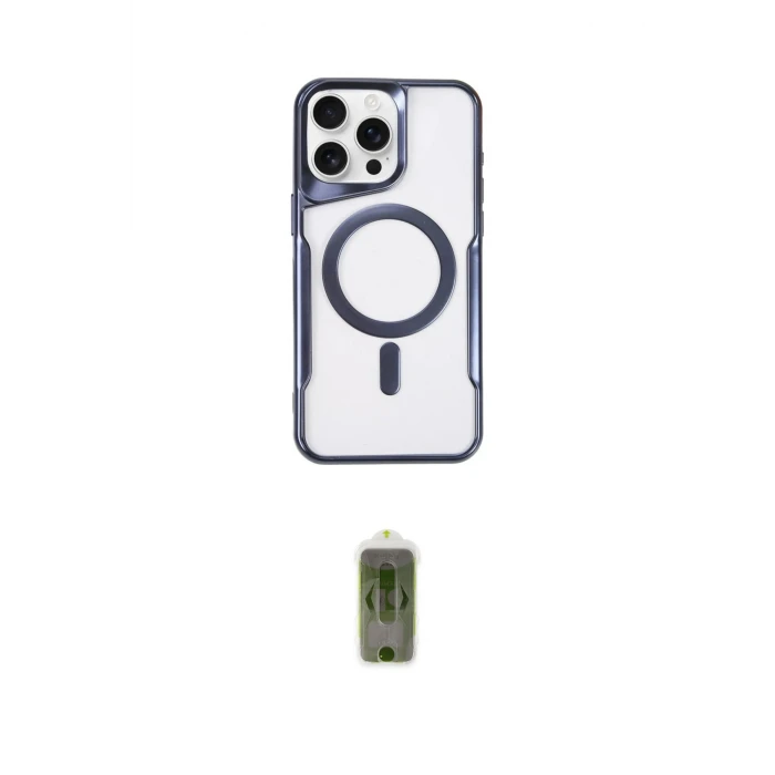 ieg™ iPhone 14 Pro Max Kılıf Yadigar Klasik Özel Seri - Siyah Joko Magic 5D Hayalet Cam