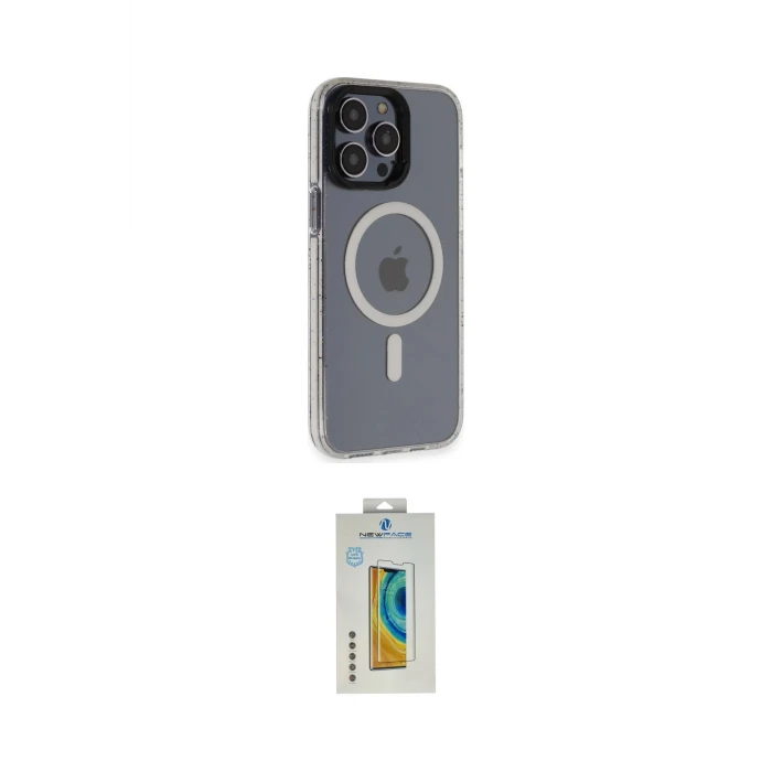 ieg™ iPhone 14 Pro Max Kılıf Yankı Işık Prime - Siyah Polymer Nano Ekran Koruyucu