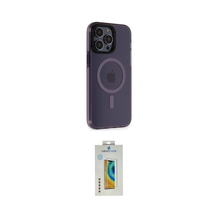 ieg™ iPhone 14 Pro Max Kılıf Yankı Işık Prime - Siyah Polymer Nano Ekran Koruyucu