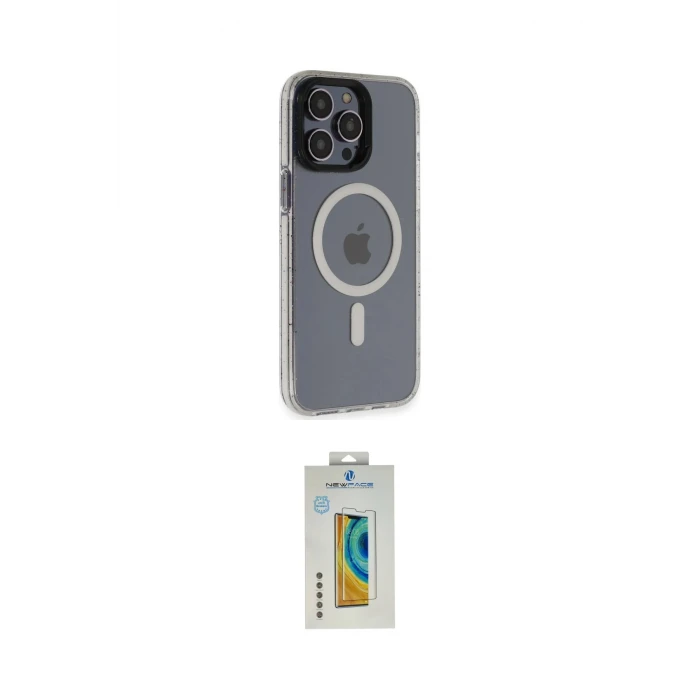 ieg™ iPhone 14 Pro Max Kılıf Yankı Işık Prime - Siyah Polymer Nano Ekran Koruyucu