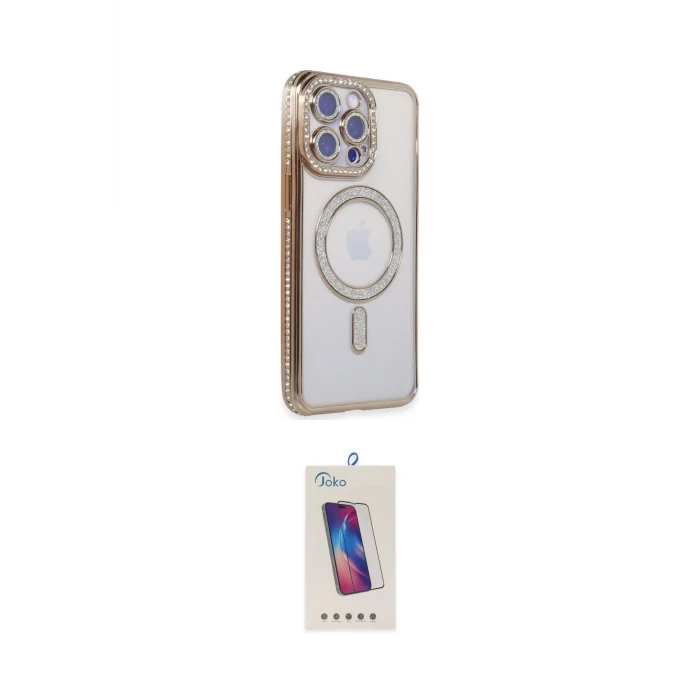 ieg™ iPhone 14 Pro Max Kılıf Zirve Doku Prime - Siyah Joko 5D Cam