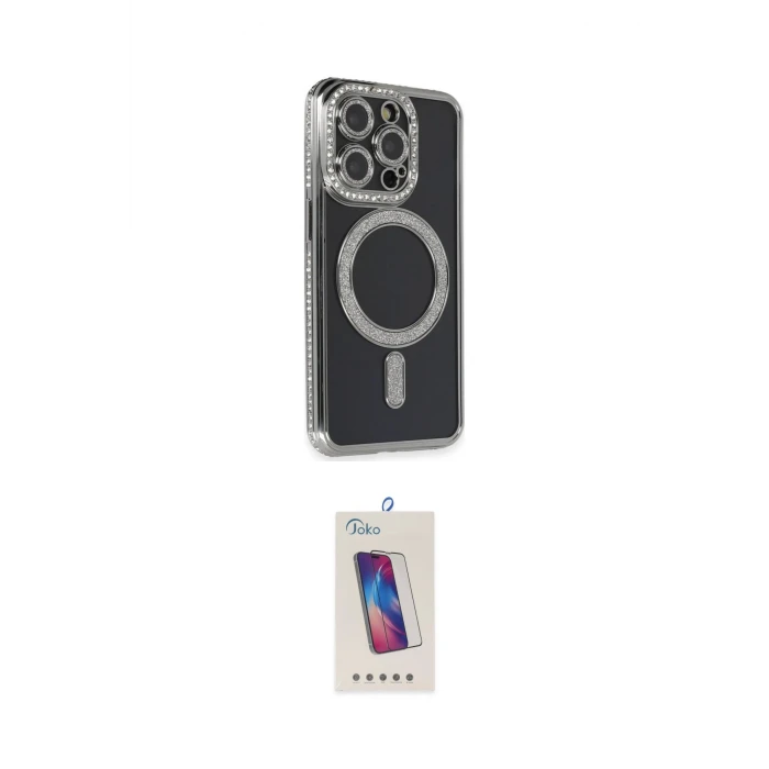 ieg™ iPhone 14 Pro Max Kılıf Zirve Doku Prime - Siyah Joko 5D Cam