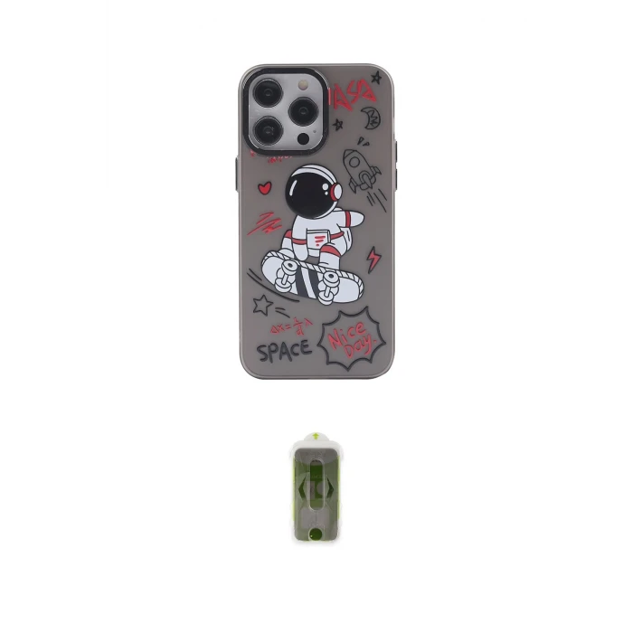 ieg™ iPhone 14 Pro Max Kılıf Zirve Form Özel Seri - Siyah Joko Magic 5D Hayalet Cam