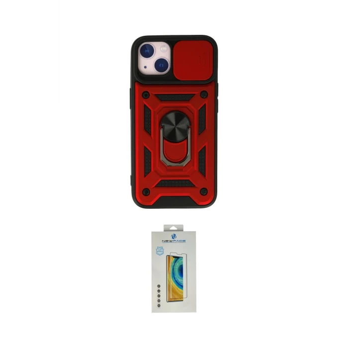 ieg™ iPhone 15 Kılıf Ahenk Klasik - Siyah Polymer Nano Ekran Koruyucu