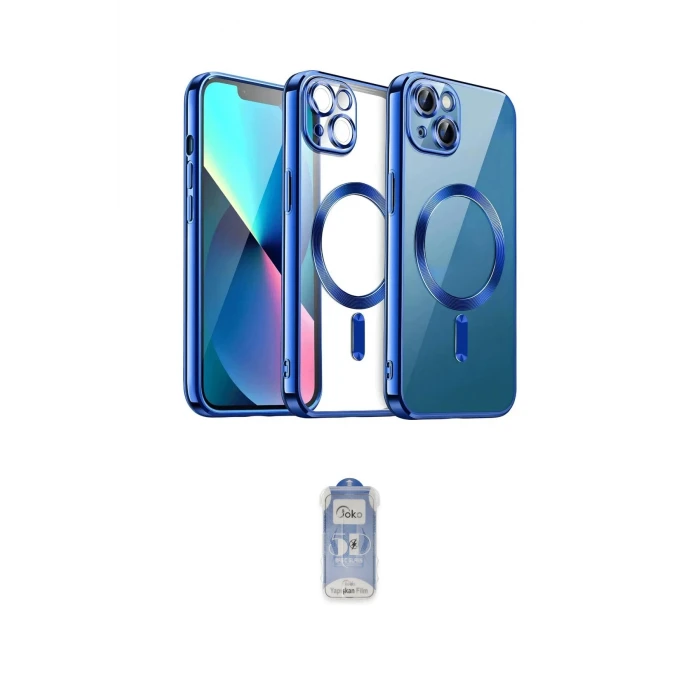 ieg™ iPhone 15 Kılıf Nova Işık Özel Seri - Siyah Joko Magic 5D Cam