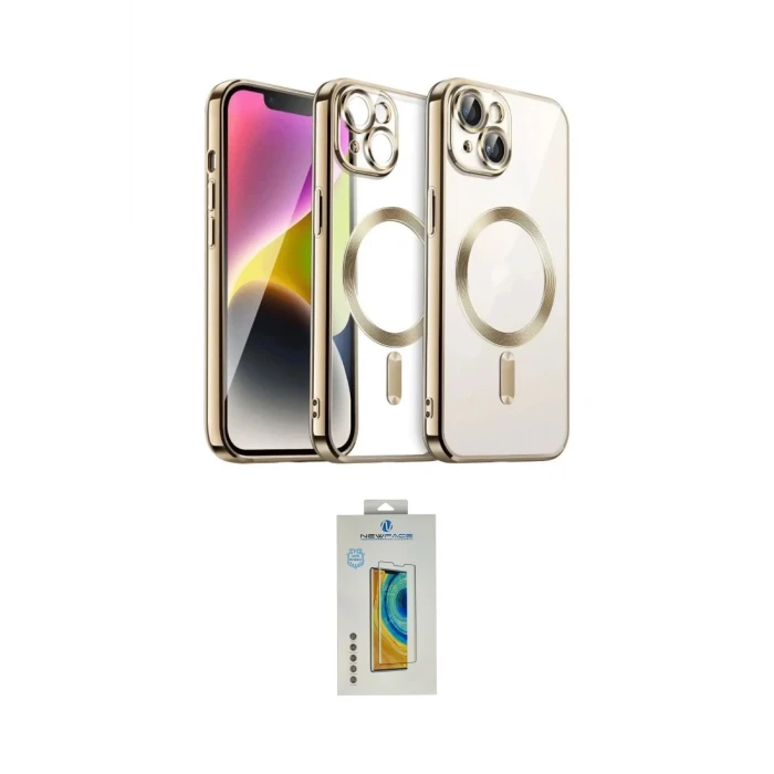 ieg™ iPhone 15 Kılıf Nova Işık Özel Seri - Siyah Polymer Nano Ekran Koruyucu