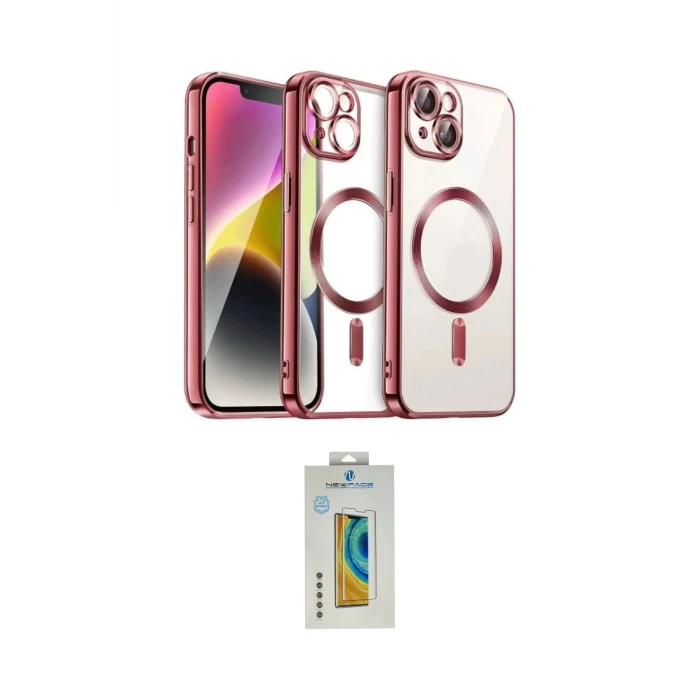 ieg™ iPhone 15 Kılıf Nova Işık Özel Seri - Siyah Polymer Nano Ekran Koruyucu