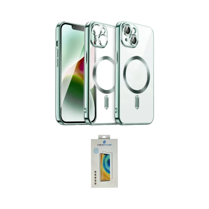 ieg™ iPhone 15 Kılıf Nova Işık Özel Seri - Siyah Polymer Nano Ekran Koruyucu
