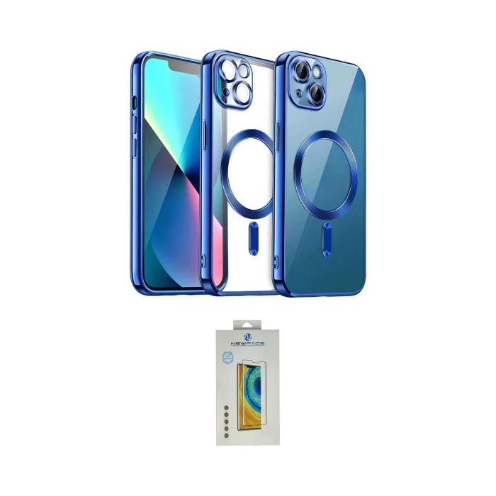 ieg™ iPhone 15 Kılıf Nova Işık Özel Seri - Siyah Polymer Nano Ekran Koruyucu